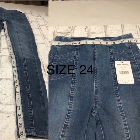NEW! 🏷 Free People Feel Alright Skinny Jeggings - Picture 14 of 16